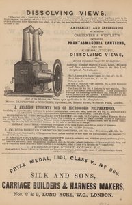 Publicité pour les lanternes Phantasmagoria