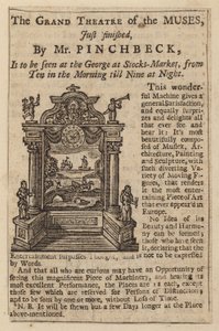 Publicité pour le Grand Théâtre des Muses - English School