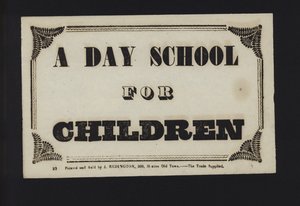 Annonce : Une école de jour pour enfants (type) - English School