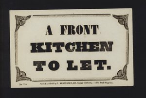 Annonce : Une cuisine avant à louer - English School