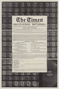 Publicité, Encyclopaedia Britannica (gravure) - English School