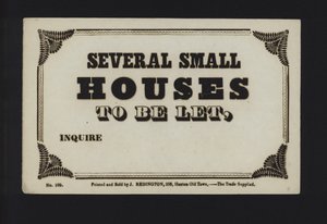Annonce : Plusieurs petites maisons à louer (type) - English School