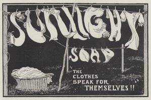 Publicité, Sunlight Soap (gravure) - English School