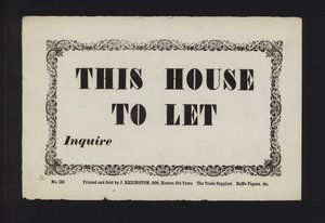Annonce : Cette maison à louer - English School