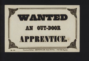 Annonce : Apprenti extérieur recherché (type) - English School