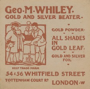 Publicité pour George M Whiley