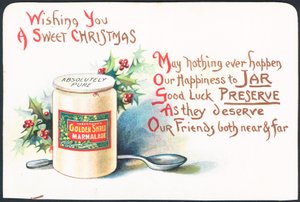 Publicité pour la marmelade Golden Shred de Robertsons - English School