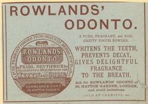 Publicité pour Rowlands Odonto - English School