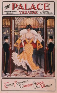 Publicité pour le Palace Theatre - English School