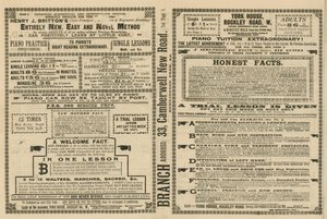 Publicité pour diverses pratiques musicales - English School