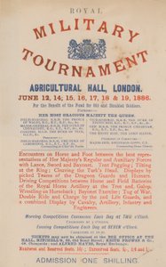 Publicité pour le tournoi militaire royal - English School