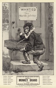 Publicité, savon de marque Brooke