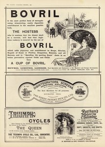 Publicité du numéro de Noël de The Graphic 1897 - English School