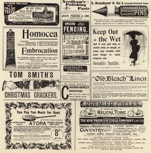 Publicité du numéro de Noël de The Graphic 1897 - English School