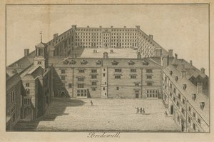 Vue aérienne du palais de Bridewell - English School