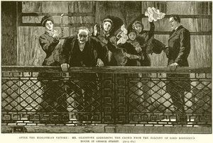 Après la victoire de Midlothian : M. Gladstone s