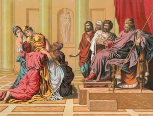 Assuérus et la reine Esther - English School