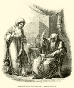 Ahijah et la femme de Jéroboam, Angelica Kaufmann - English School