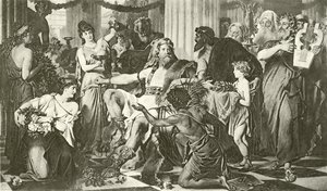 Alaric à Athènes (gravure) - English School
