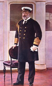 Albert Edward Prince de Galles, amiral honoraire de la flotte, 1898 - English School