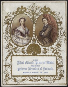 Albert Edward, Prince de Galles, et la Princesse Alexandra de Danemark - English School