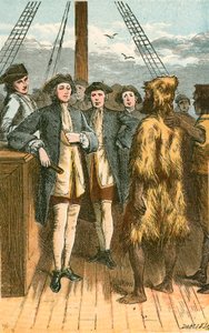 Alexander Selkirk ramené à bord - English School