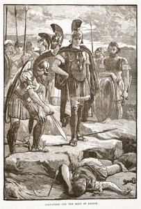 Alexandre et le corps de Darius