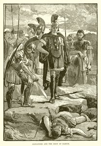 Alexandre et le corps de Darius - English School