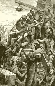 Alexandre le Grand au siège de Tyr - English School