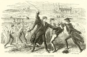 Alfred Wharton attaque Dawlish - English School