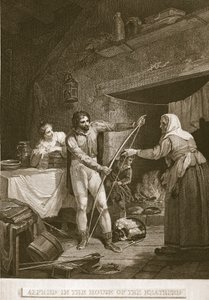Alfred dans la maison du vacher, illustration de L