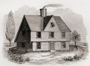 Maison Allyn, New Plymouth, Amérique du Nord, de 