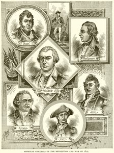 Généraux américains de la Révolution et de la guerre de 1812 - English School