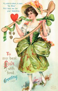 Carte de Saint-Valentin américaine - English School