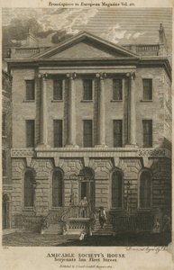 Maison de la société amicale, Serjeants Inn, Fleet Street, Londres - English School