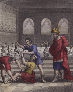 Au milieu de la salle bondée, un misérable apparaît...