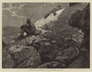 Parmi les brigands, IV, un poste de voleurs (gravure)