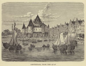 Amsterdam, depuis le quai