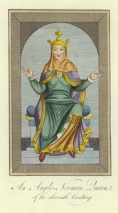 Une reine anglo-normande du XIe siècle - English School