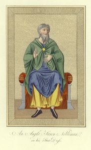 Un noble anglo-saxon en habit d