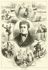 Un héros arctique (gravure) - English School