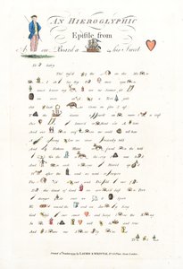 Une épître hiéroglyphique - English School