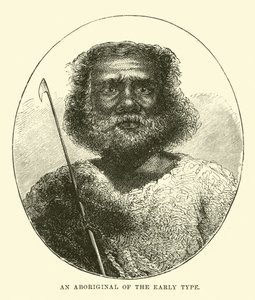 Un aborigène du type ancien - English School