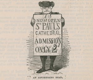 Un doyen publicitaire; caricature - English School