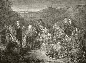 Réunion en plein air des Covenanters écossais, tirée de 