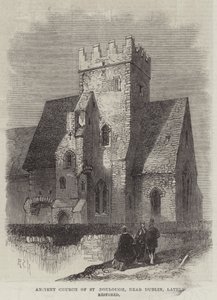 Ancienne église de Saint Doulough, près de Dublin, récemment restaurée - English School