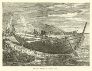 Ancien navire viking danois - English School