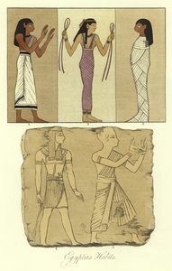 Costumes égyptiens anciens - English School