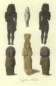 Statues ou figurines égyptiennes anciennes