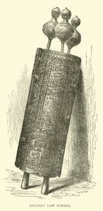 Ancien rouleau de la loi - English School